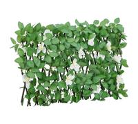 vidaXL Enrejado valla expansible de hiedra artificial verde 180x30 cm