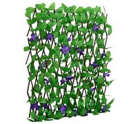 vidaXL Enrejado valla expansible de hiedra artificial verde 180x60 cm