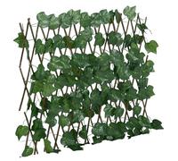 vidaXL Enrejado valla expansible de parra artificial verde 190x60 cm