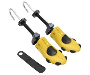 vidaXL Ensanchadores de Zapatos con Horma Extensores Plástico Amarillo Talla 34-37, 37-41, 41-46 y mas