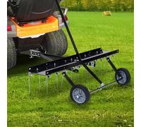 vidaXL Escarificador para cortacésped ride-on 100 cm