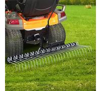vidaXL Escarificador para tractor cortacésped 109 cm