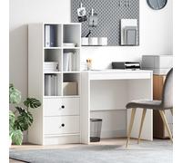 vidaXL Escritorio 125,5 x 50 x 127 cm 2 uds. White