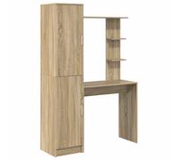 vidaXL Escritorio 2 pcs Roble Sonoma