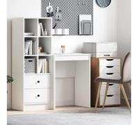 vidaXL Escritorio 60 x 40 x 76 cm – Compacto moderno ergonómico para habitaciones pequeñas