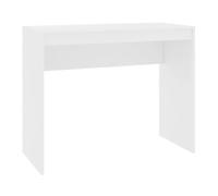 vidaXL Escritorio 90x40x72 cm – Madera de ingeniería, Blanco, Estación de trabajo