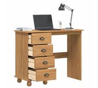 vidaXL Escritorio ASKIM Moderno Marrón 95 x 40 x 75 cm Madera de pino macizo