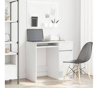 vidaXL Escritorio blanco 86x49x76 cm madera de ingeniería