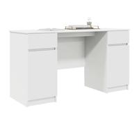 vidaXL Escritorio Minimalista rectangular 140 x 49 x 76 cm Madera contrachapada Blanco