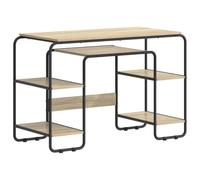 vidaXL Escritorio con Almacenamiento Roble Sonoma 113.5 x 52 x 75.5 cm