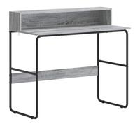 vidaXL Escritorio con Almacenamiento Sonoma Gris 100 x 50 x 91 cm