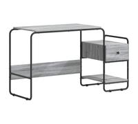 vidaXL Escritorio con Almacenamiento Sonoma Gris 131,5 x 50 x 75,5 cm