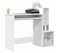 vidaXL Escritorio 106 x 41 x 88.5 cm – Madera de ingeniería, estación de trabajo ergonómica