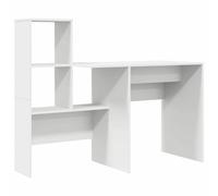 vidaXL Escritorio con cajón 131,5 x 50 x 106,5 cm Madera de ingeniería