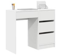 vidaXL Escritorio con cajón 90 x 37.5 x 75 cm Madera de ingeniería, Oficina en casa, Escritorio Moderno para Espacios de Trabajo, Madera Texturizada, con cajones y diseño Minimalista