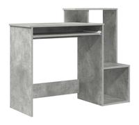 vidaXL Escritorio Gris Concreto 106 x 41 x 88.5 cm