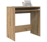vidaXL Escritorio con cajón Roble Artesanal 77.5 x 43 x 79 cm, Escritorio Moderno, Mueble ergonómico para Oficina, estación de Trabajo compacta con Almacenamiento