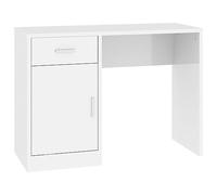 vidaXL Escritorio con cajón y armario contrachapada 100x40x73 cm