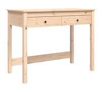 vidaXL Escritorio con cajones Madera Maciza de Pino 100x50x78 cm