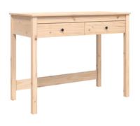 vidaXL Escritorio con cajones Madera Maciza de Pino 100x50x78 cm, Escritorio de Oficina, Escritorio de Estudio, Escritorio con cajón