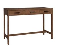 vidaXL Escritorio con cajones Natural Madera de Teca Maciza