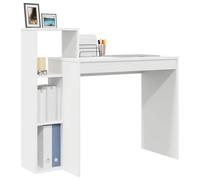 vidaXL Escritorio con Estante 100 x 40 x 90 cm Madera de ingeniería, Sala de Estar, Escritorio Moderno, Espacio Resistente, Oficina Funcional, Estudio Compacto, Mueble Elegante Minimalista