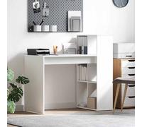 vidaXL Escritorio con estante 108 x 55 x 103.5 cm Madera de ingeniería