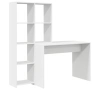 vidaXL Escritorio con estante 138,5 x 55 x 143 cm Madera de ingeniería