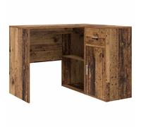 vidaXL Escritorio de Esquina con cajón Madera vieja 102 x 88 x 75 cm