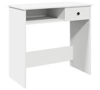 vidaXL Escritorio de Madera contrachapada Blanco 80x40x75 cm, Escritorio de Oficina, Mesa de Ordenador, Escritorio de Estudio