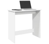 vidaXL Escritorio de madera contrachapada blanco 80x40x75 cm