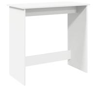 vidaXL Escritorio de madera contrachapada blanco 80x40x75 cm
