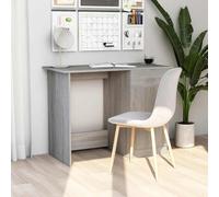 vidaXL Escritorio de madera contrachapada gris Sonoma 100x50x76 cm
