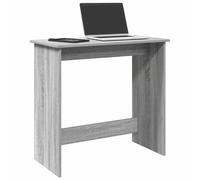 vidaXL Escritorio de madera contrachapada gris Sonoma 80x40x75 cm