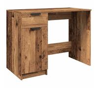 vidaXL Escritorio de madera contrachapada madera vieja 100x50x75 cm Oficina/Estudio