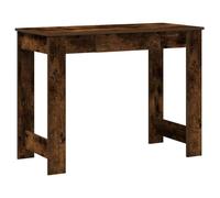 vidaXL Escritorio de Madera contrachapada Roble Ahumado 100x45x75 cm, Escritorio de Oficina, Mesa de Ordenador, Escritorio de Estudio