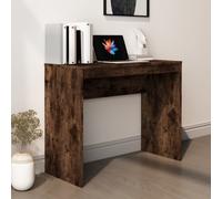 vidaXL Escritorio de madera contrachapada roble ahumado 90x40x72 cm