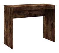 vidaXL Escritorio de Madera contrachapada Roble Ahumado 90x40x72 cm