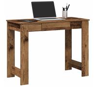 Escritorio de Madera de ingeniería Envejecida vidaXL 100x45x75 cm, Mesa de Oficina, Mesa de Ordenador, Escritorio de Estudio