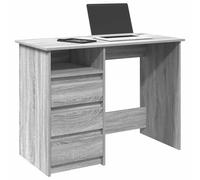 vidaXL Escritorio de madera de ingeniería gris Sonoma 102x50x75 cm