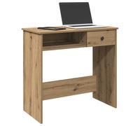 vidaXL Escritorio Roble Artesano de madera de ingeniería 80x40x75 cm