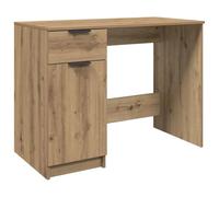 vidaXL Escritorio de Madera de ingeniería Roble Artisan 100x50x75 cm