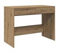vidaXL Escritorio de madera de ingeniería Roble Artisan 101x50x76,5 cm para oficina y estudio