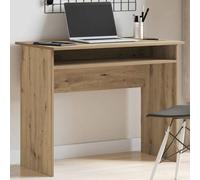 vidaXL Escritorio de madera de ingeniería roble artisan 90x50x74 cm