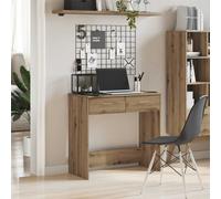 vidaXL Escritorio de madera de ingeniería roble artisian 80x40x75 cm
