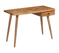 vidaXL Escritorio de madera maciza de acacia 110x50x76 cm