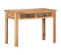 vidaXL Escritorio de madera maciza reciclada 110x50x75 cm
