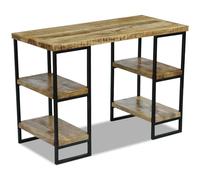 vidaXL Escritorio de oficina madera de mango 110x50x76 cm