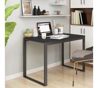 vidaXL Escritorio de ordenador madera de ingeniería negro 110x60x73 cm