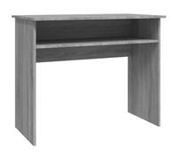vidaXL Escritorio de madera contrachapada gris Sonoma 90x50x74 cm